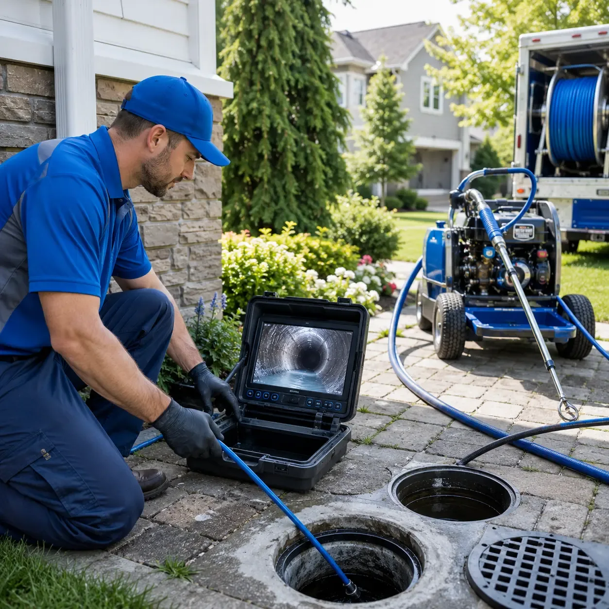 Outdoor drain cleaning professionals serving Iron River, MI